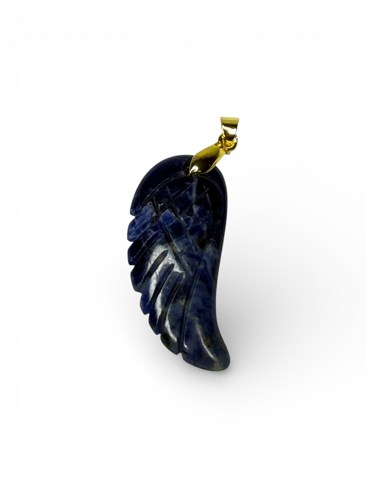 ✨ Angel Wing Natural Stone Charm