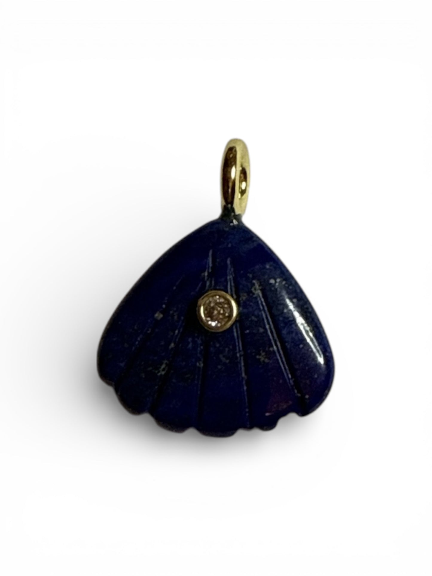 Mini Shell Natural Stone Charm