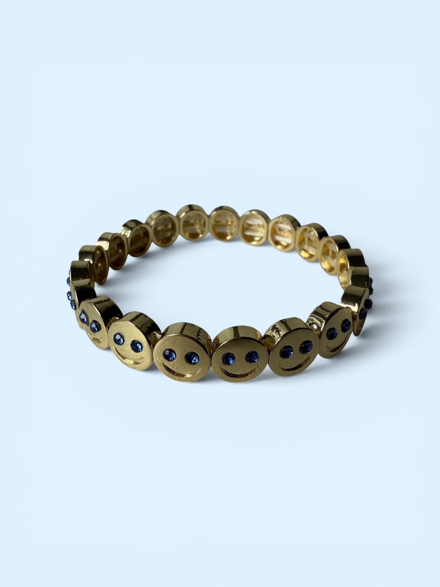 Happy Face Elastic Band Bracelet