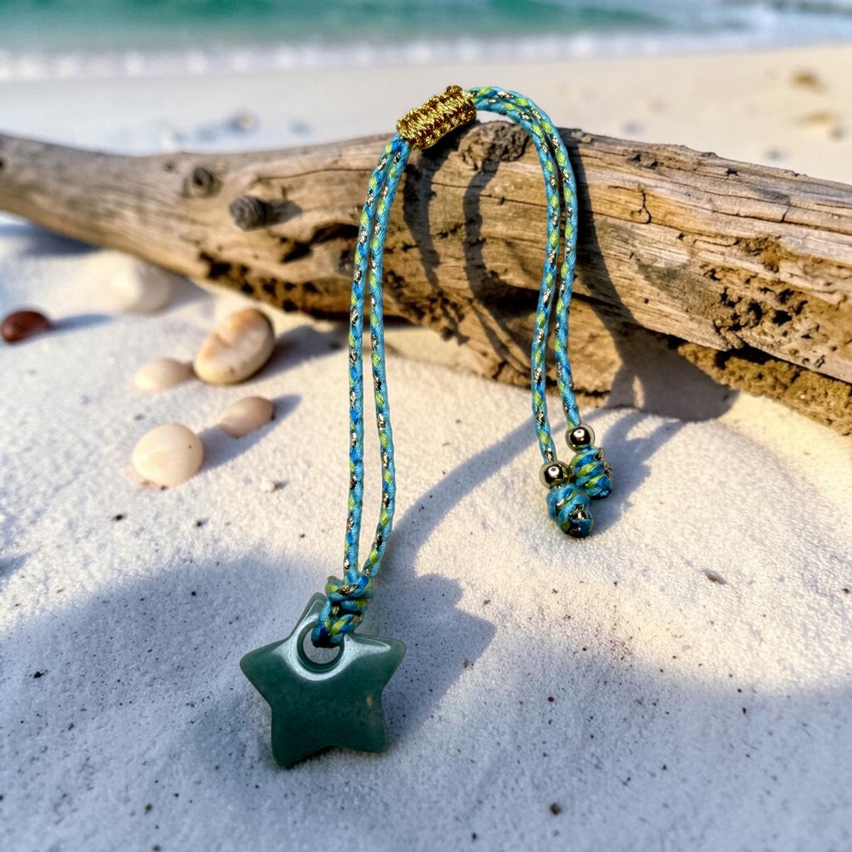 Lucky Star Natural Stone Bracelet 🌟