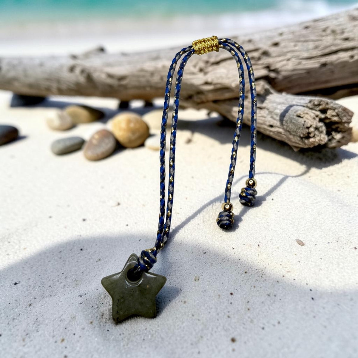 Lucky Star Natural Stone Bracelet 🌟