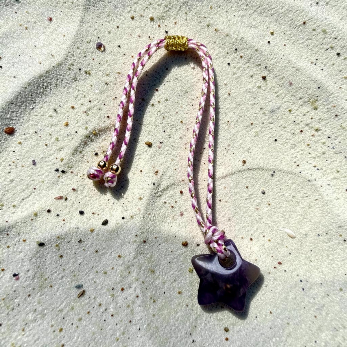 Lucky Star Natural Stone Bracelet 🌟