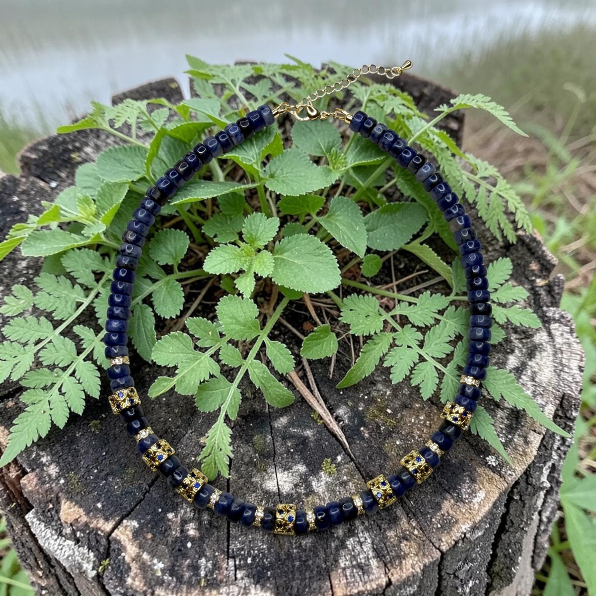 Midnight Puka Necklace 🌙✨