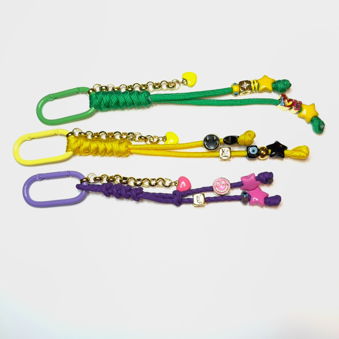 Color Pop Positive Vibes key chain