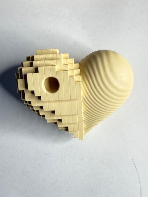 🐾 Sanddog Heart Art Organic Rubber Dog Chew Toy