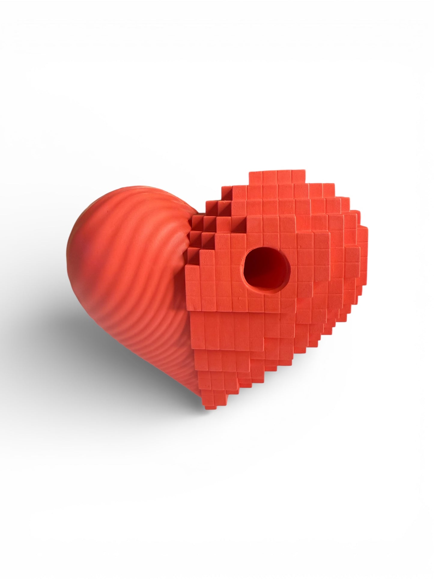 🐾 Sanddog Heart Art Organic Rubber Dog Chew Toy