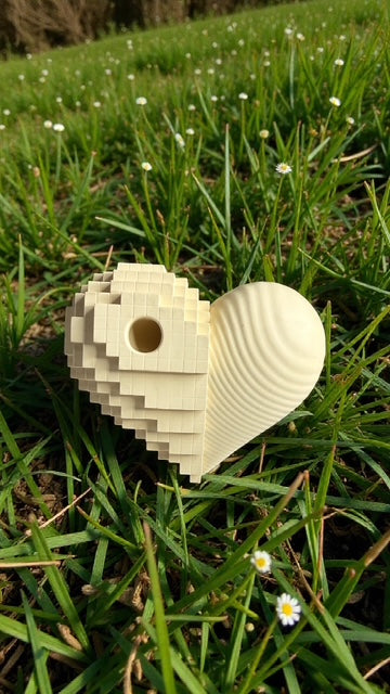 🐾 Sanddog Heart Art Organic Rubber Dog Chew Toy