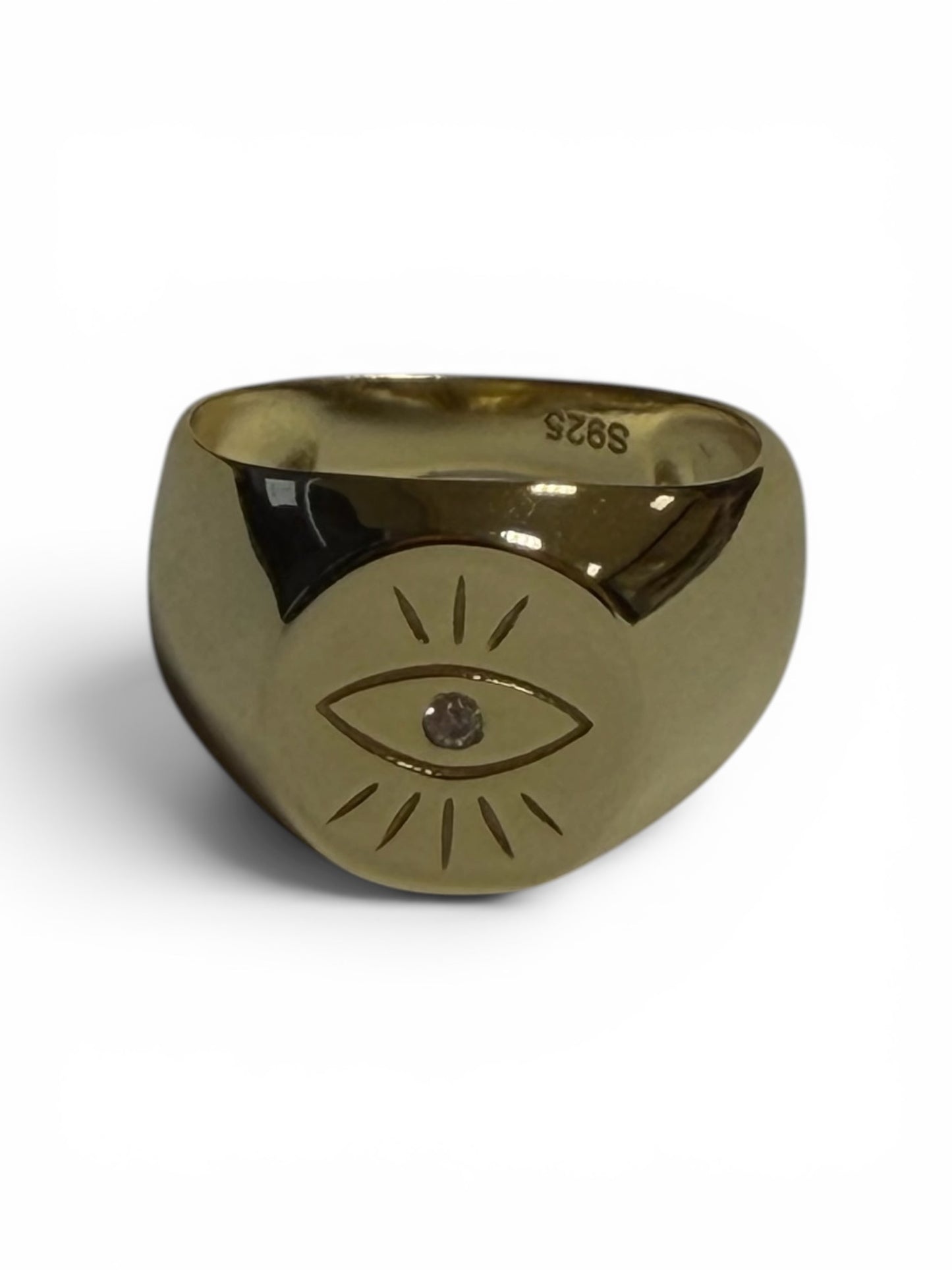 Evil Eye Pinky Ring