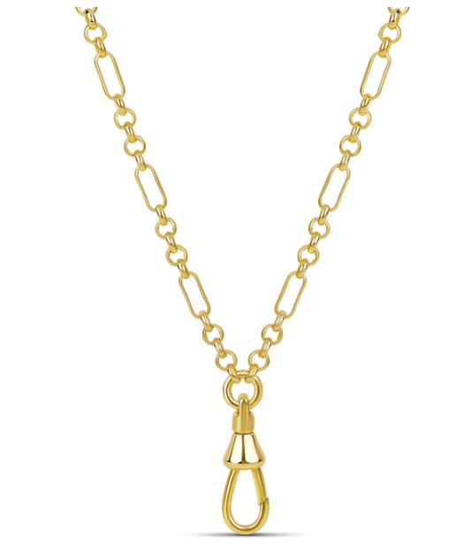 Classic Fob Link Chain Necklace