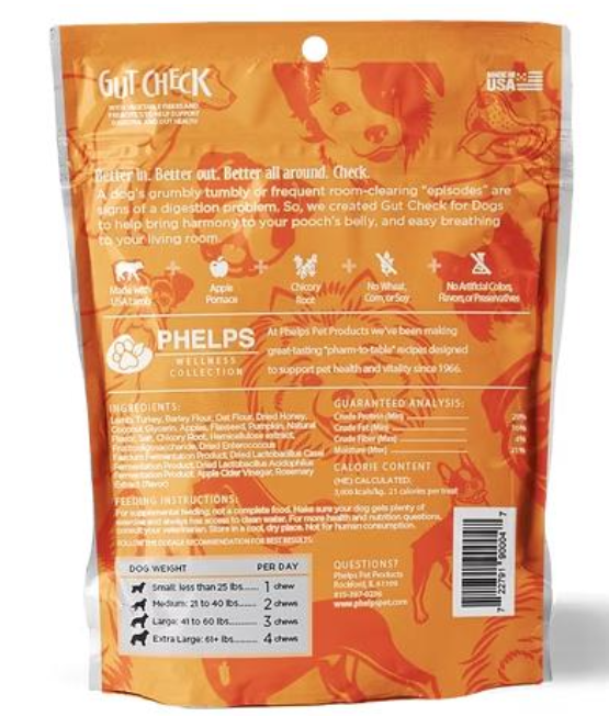 Lamb Recipe Digestive Support Dog Treats