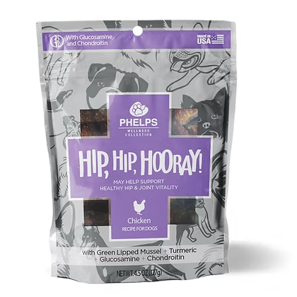 Hip & Joint Support Chicken Jerky Dog Treats– Phelps Wellness Collection