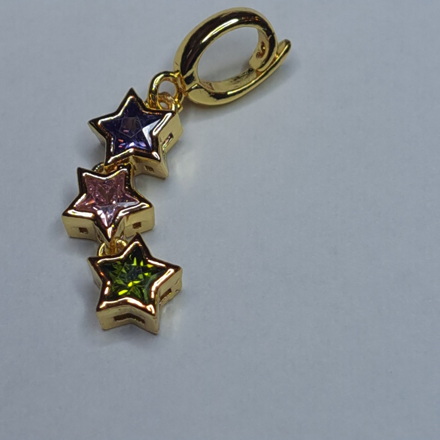 Triple Sparkle Dangle Pendant