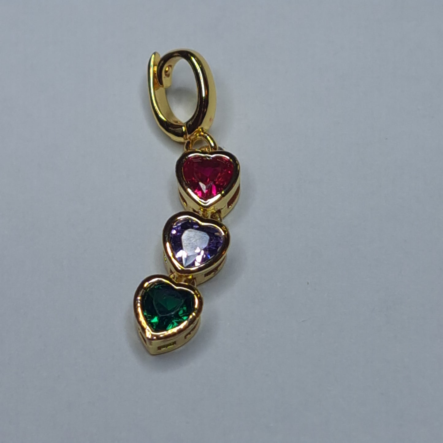 Triple Sparkle Dangle Pendant